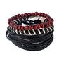 Bracelet en cuir Hommes Multicouche Perle Bracelet Punk Wrap Bracelets pour Femmes Vintage punk Hommes Bijoux