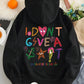 I don't Gsvea Sait Your Be Havior Funny Letter Womens Hoody Korean Fleece Sweatshirt Crewneck Hooded Street Oversize Clothes